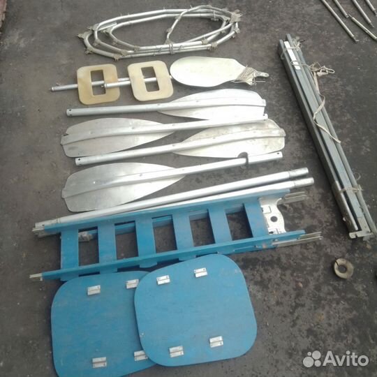 Байдарка 2 местная, Салют, каркас