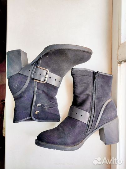 Ботильоны под замшу Разм 38 Каблук 7,5см