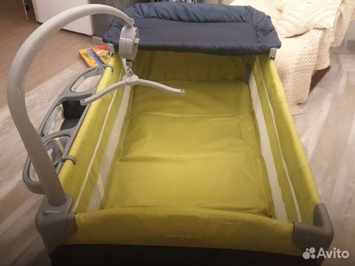 Кровать манеж детская Hauck двухуровневая