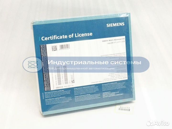 Scada-платформа Siemens Simatic WinCC Adv V18 SUS