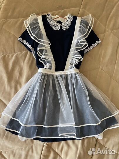 Школьная форма с фартуком