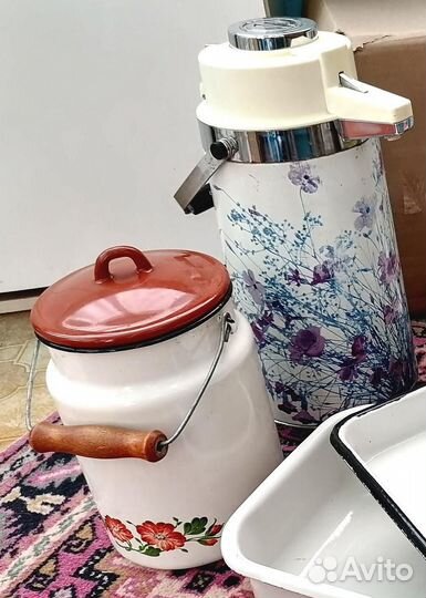 Термос и бидон эмалированный
