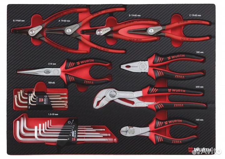 Съемники стопорных колец Würth