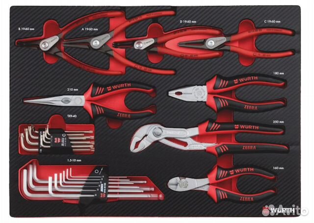 Съемники стопорных колец Würth