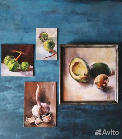 Небольшие картины маслом, авторская работа