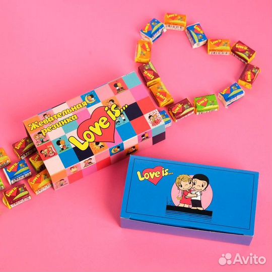 Жевательная резинка love IS Классика микс