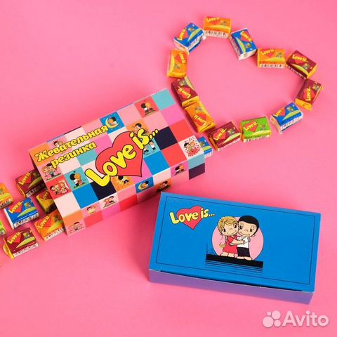 Жевательная резинка love IS Классика микс
