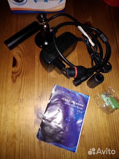 Миниатюрная IP видеокамера фокус 16 мм