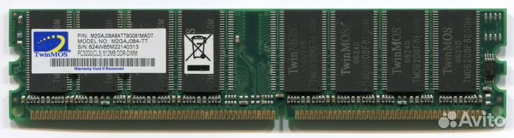 Память DDR333, DDR400, модули 256, 512 Мб