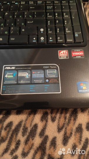 Ноутбук Asus K50AF