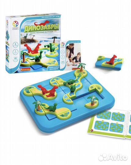 Настольная логическая игра bondibon Динозавры