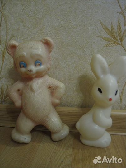 Игрушки из резины пластмассы СССР