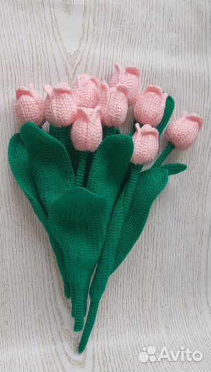 Цветы вязаные