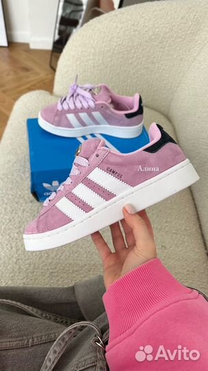 Кроссовки женские adidas campus 00 s pink