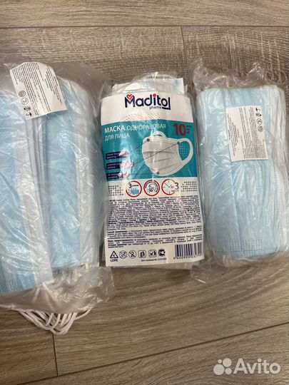 Маска одноразовая медицинская