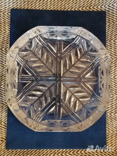Хрустальная пепельница. СССР