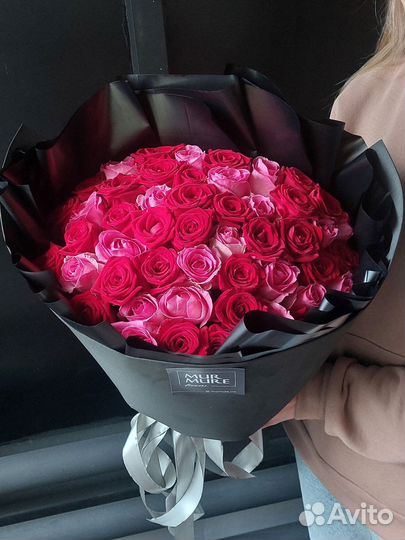 Розы букет роз оптом 51 роза