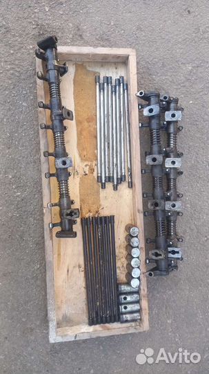 Ось коромысел штанги толкатели змз 402 умз 4216