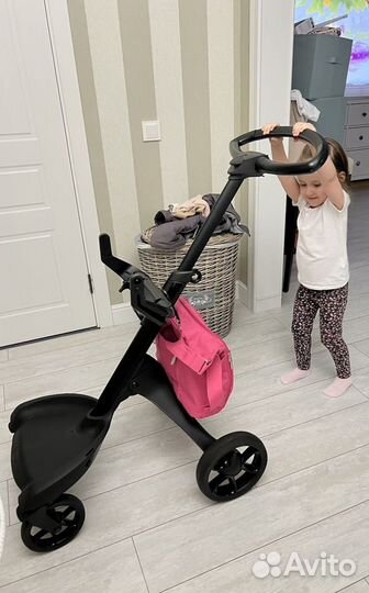 Шасси c черной ручкой для коляски Stokke Xplory X