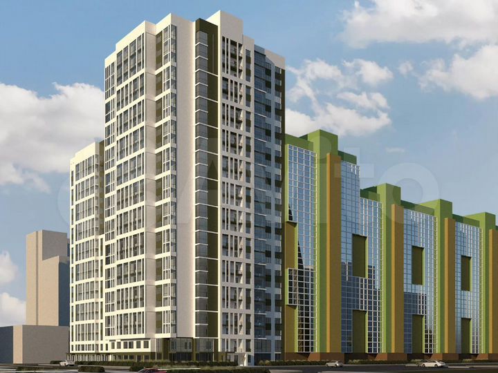 2-к. квартира, 67,6 м², 10/25 эт.