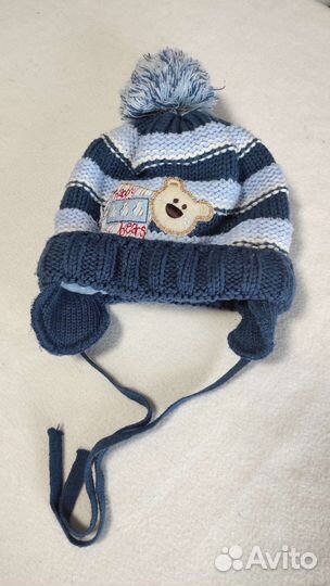 Шапки для мальчика деми и еврозима 46-48 (86-92)