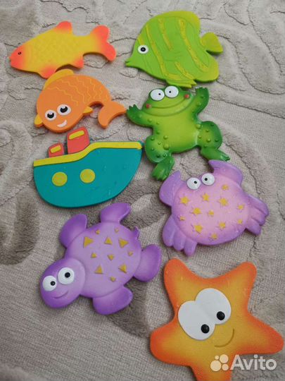 Игрушка Мини коврики-липучки для ванной