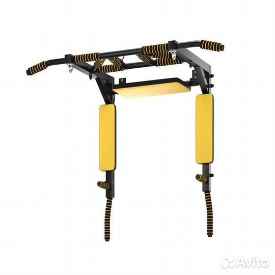Турник брусья 3в1 Мультихват чёрно-жёлтый до 250кг