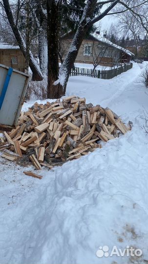 Дрова колотые елка