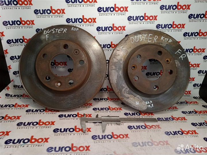 Диск тормозной передний вентилируемый Renault Dus