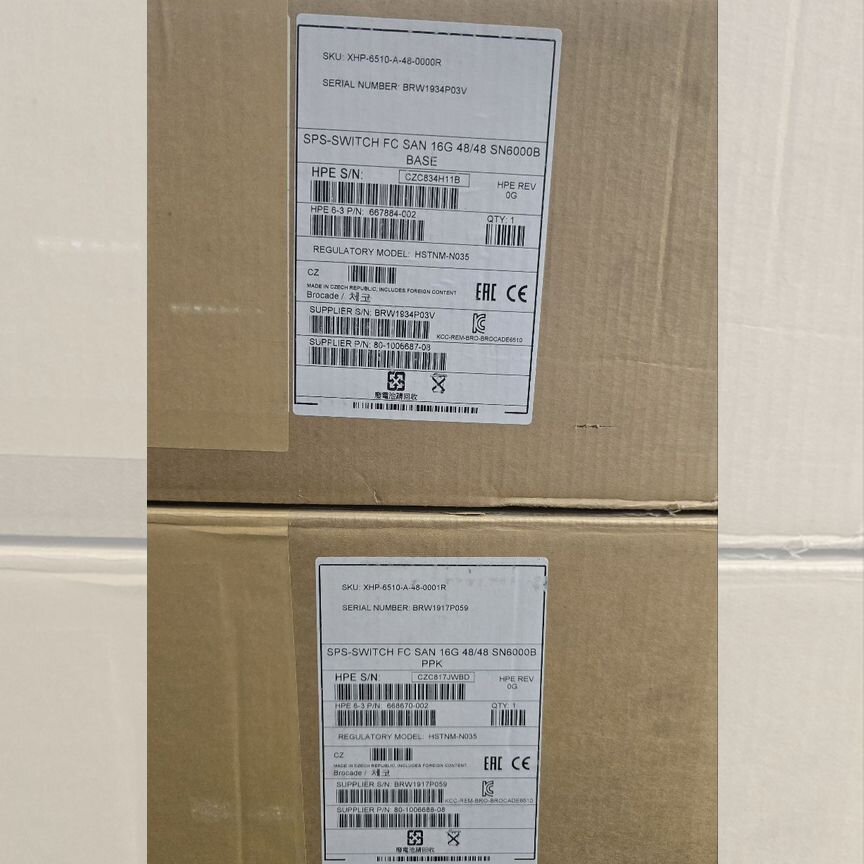 [48-PORT] Коммутатор Hpe Sn6000b / Brocade 6510 16gb 48-Port