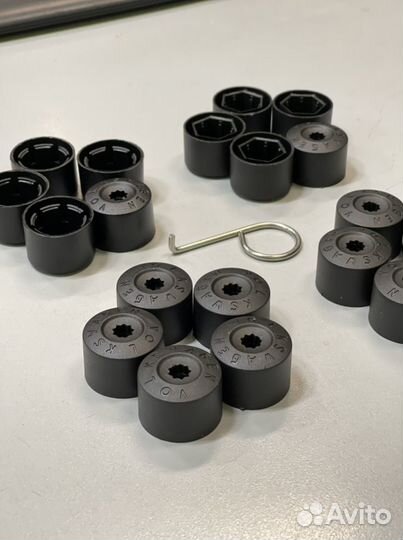 Колпачки на колесные болты vw 17мм + на секретки