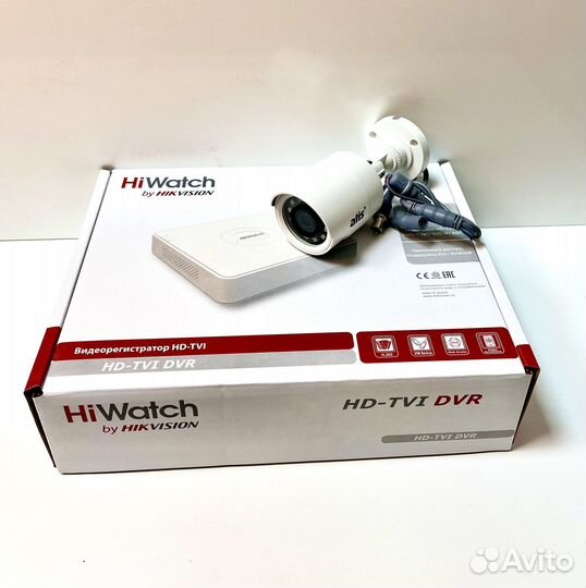 Комплект видеонаблюдения 1 камера + регистратор