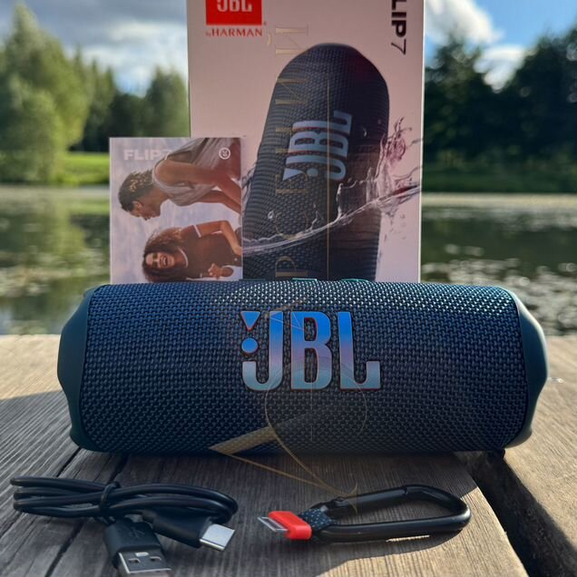 Колонка JBL Flip 7 Синяя + Все цвета