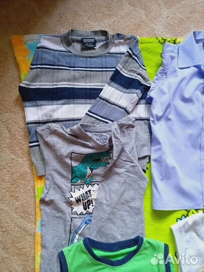 Продам вещи б/у для мальчика пакетом размер 110