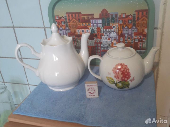 Заварочные чайники, фарфор