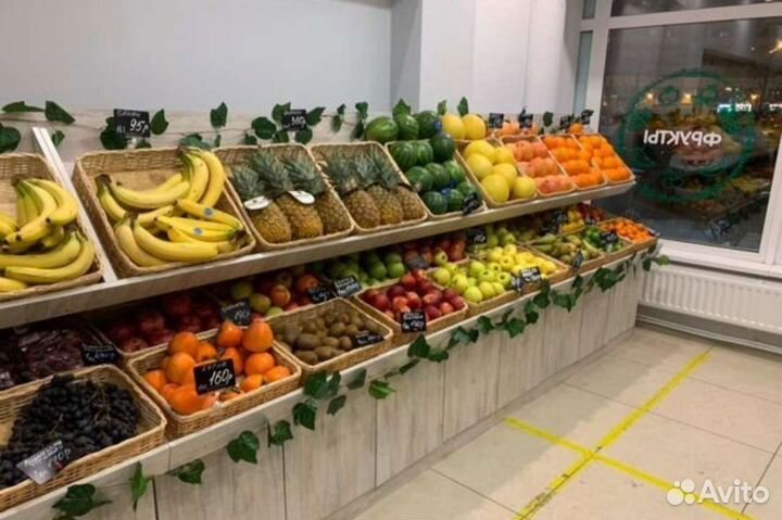 Новые Витрины Развалы для Овощей и Фруктов