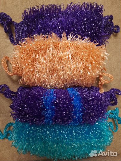 Мочалка ручной работы