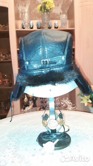 Норковая шапка мужская новая