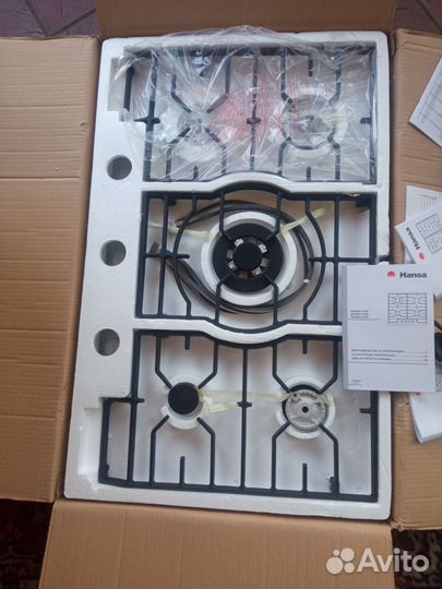 Газовая варочная панель 5 конфорок, 78,5см52см