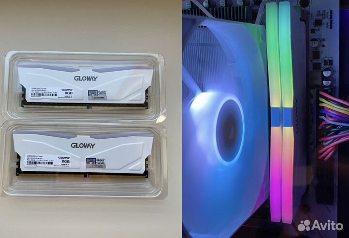 Оперативная память DDR4 16gb (2х8gb) 3200Mhz