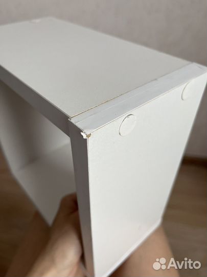 Полка настенная белая