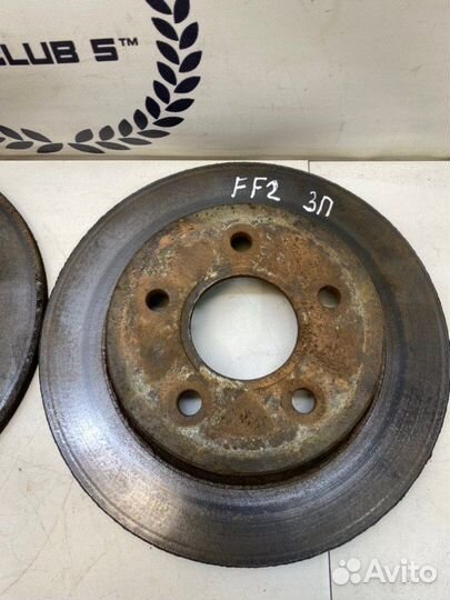 Комплект задних тормозных дисков Ford Focus 2 купе