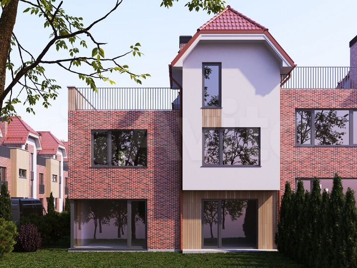 Таунхаус 210 м² на участке 4 сот.