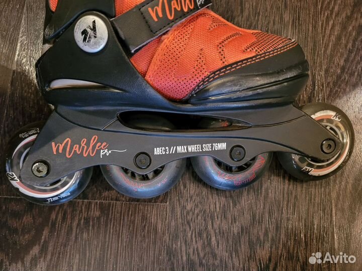 Роликовые коньки к2 детские 32-37