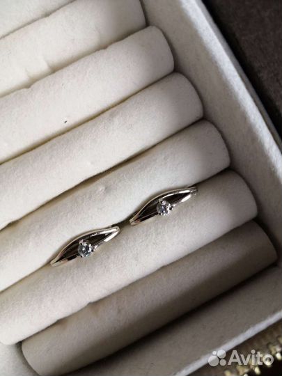 Серьги с бриллиантами