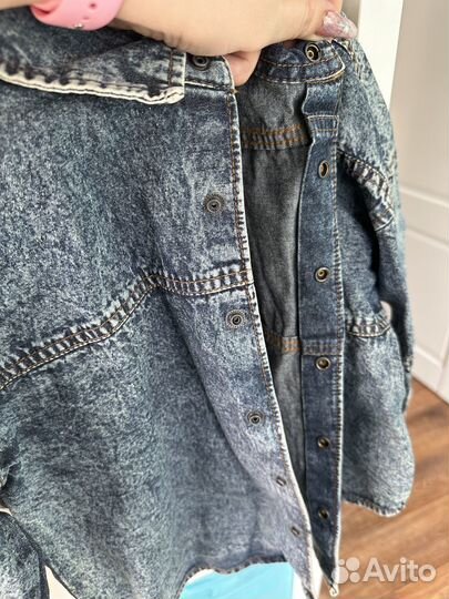 Джинсовая рубашка reserved