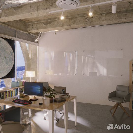 Прозрачная доска для офиса Askell Krystal