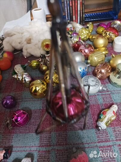 Елочные игрушки СССР на прищепке