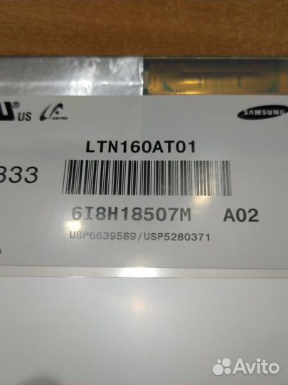 Различные матрицы для ноутбуков