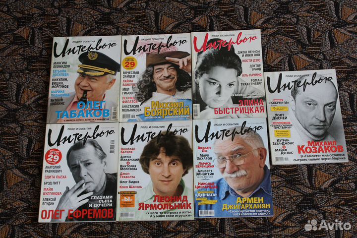 Журналы Stori, Биография, Имена, Караван, Интервью